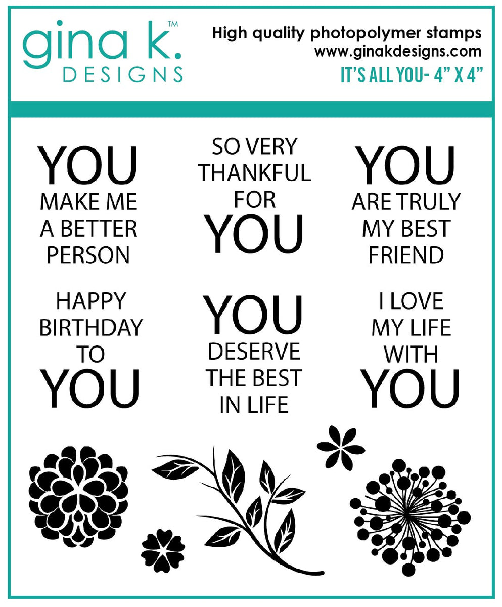 Gina K Designs Stamp Set mini Blossoms 