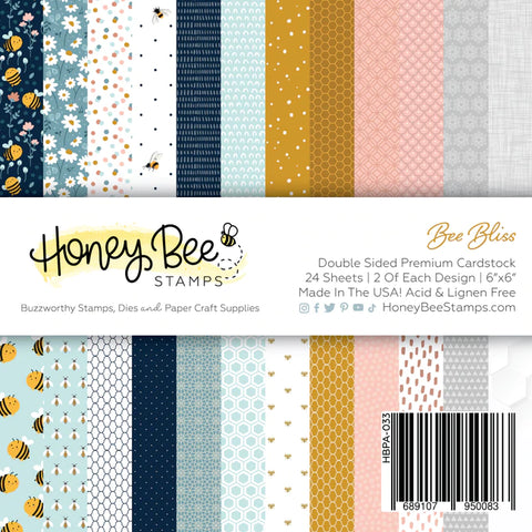 Honey Bee Stamps Bee Bliss Paper Pad