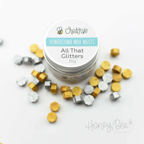 Honey Bee Stamps Honeycomb Wax Melts: All That Glitters