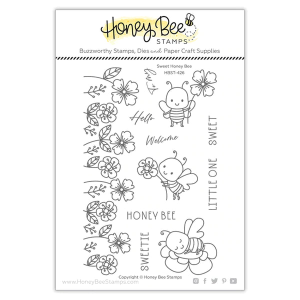 Honey Bee Stamps - UnBEElievable Stamp Set - 0809244