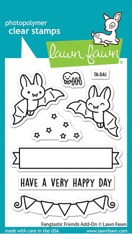 Lawn fawn Fangtastic Friends Add-On Stamp Set