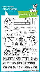 Lawn Fawn Snowball Fight Stamp Set