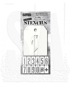 Tim Holtz Element Stencils Everyday Art EST004